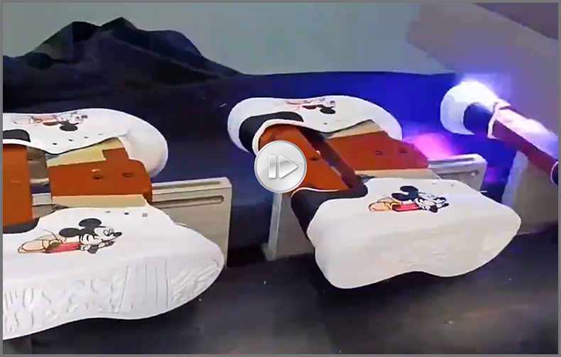 鞋子打印圖案，LR-2513高落差鞋子打印機