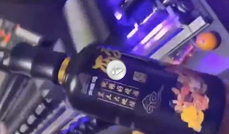 圓柱體打印視頻，酒瓶打印視頻，化妝品打印視頻